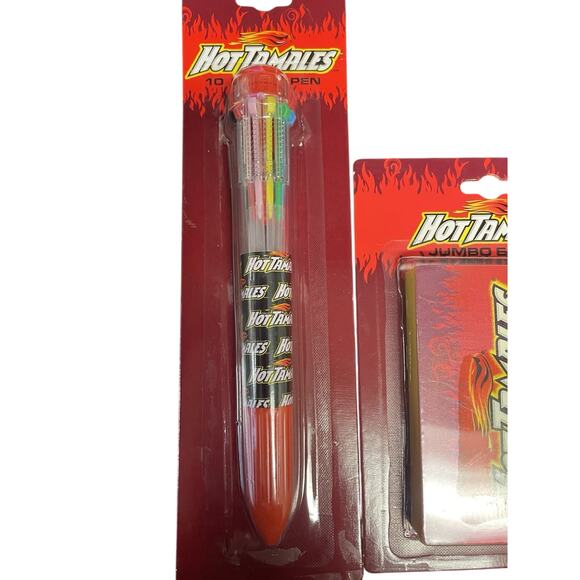 Hot‎ Tamales Jumbo Eraser And Colored Pen - Picture 2 of 3